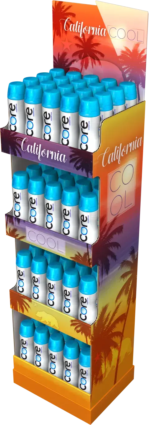 core water point of sale display